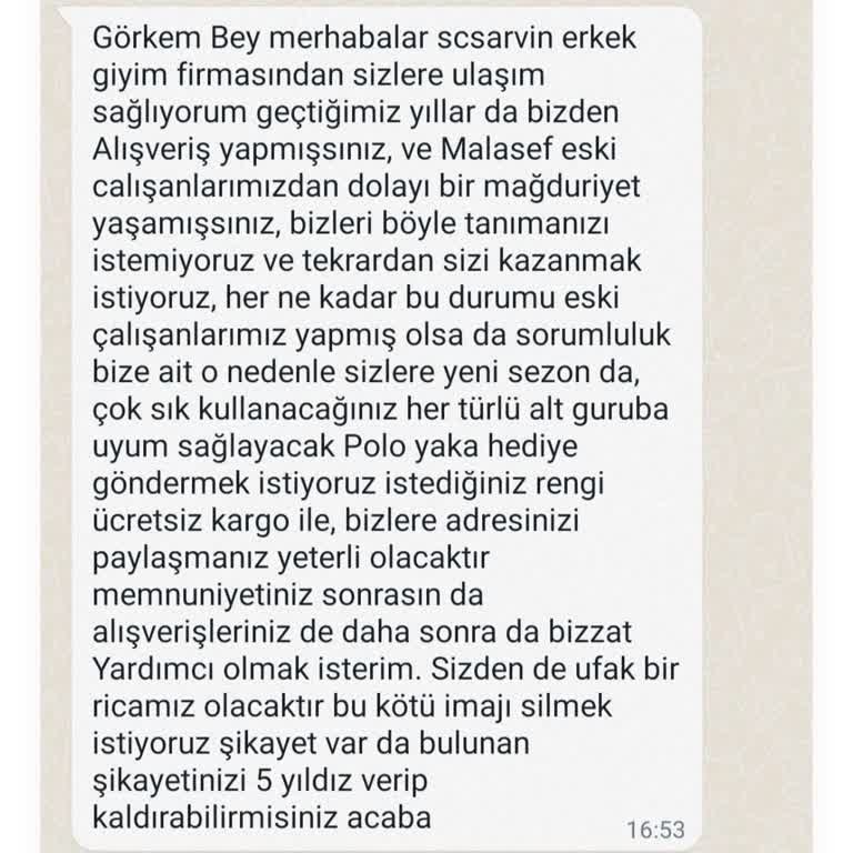 SC Sarvin Mağdurları Dernek Başkanı