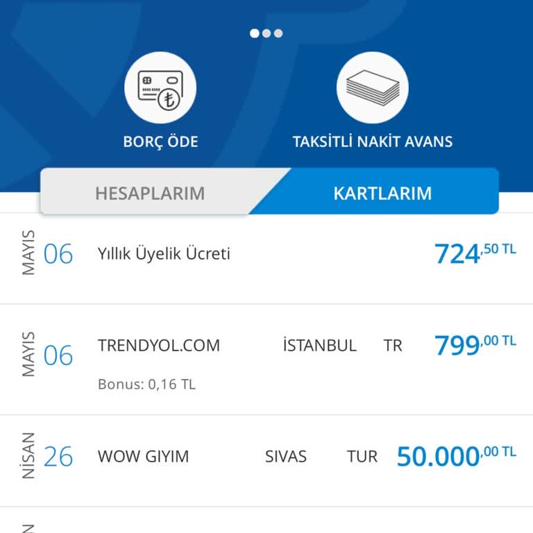 Denizbank Yıllık Kart Aidat Ücreti.