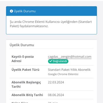 Emparator.com Bilgim Dışında Ücret Çekilmesi