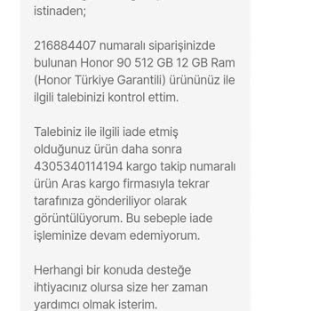 Hepsiburada. Com Paramı İade Etmiyor.