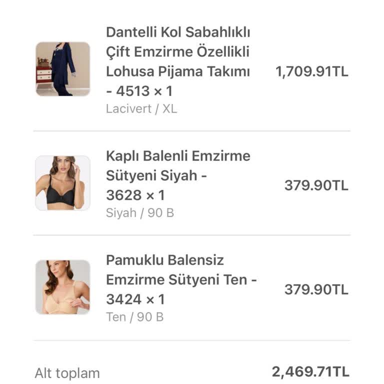 Eksik Ürün Gönderimi Lohusa Sepeti