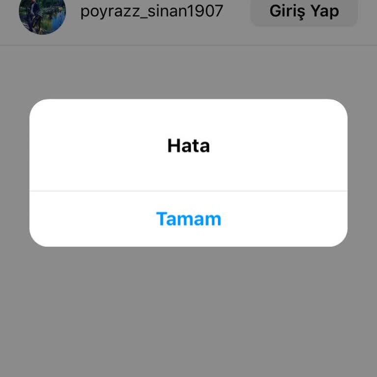 Instagram Hesabıma Girişte Sürekli Hata Vermesi