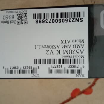 Arena Bilgisayar A520m K V2 Ana Kart Bozuk Ürün Yolladılar.