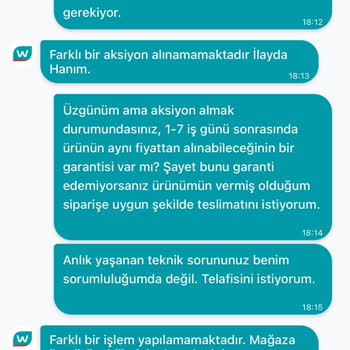 Watsons Hemen Teslimde Yaşattığı Karmaşa Ve Temsilcinin İlgisizliği