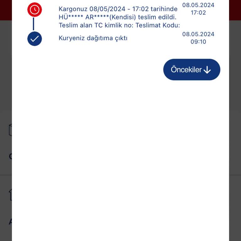 Aras Kargo Teslim Edilmeyen Ürünü Edilmiş Gösteriyor