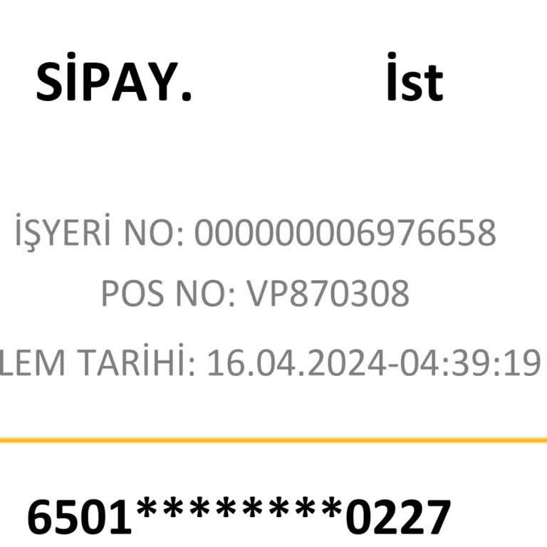 Sipay Sanal Pos İade