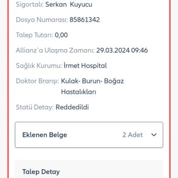 Allianz Sigorta Allianz Özel Sigortası Ameliyatım İçin Onay Vermiyor Bahane Uyduruyor