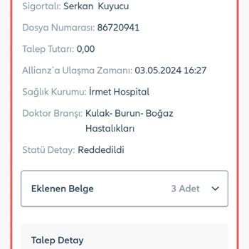 Allianz Sigorta Allianz Özel Sigortası Ameliyatım İçin Onay Vermiyor Bahane Uyduruyor