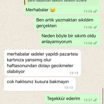 Terra Rossa Butik 1.5 Aydır Ücret İademi Yapmıyor