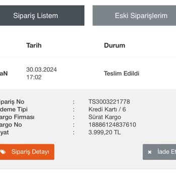 Schafer Kayıp Kargo Sorunu