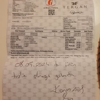 Tergan Deri İade Reddetme Sorunu