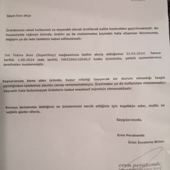 SuperStep Sattığı Ürünün Arkasında Durmadı Teknik Servis Beni Suçladı