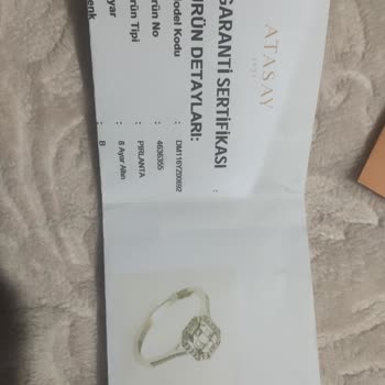 Atasay Hiçbir Şekil De İade Ve Değişim Kabul Etmiyor