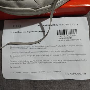 FLO Ayakkabı FLO Garantili Ürün Mağduriyeti