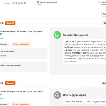 Hepsiburada'nın Bilerek 2 Kez Farklı Ürün Göndermesi