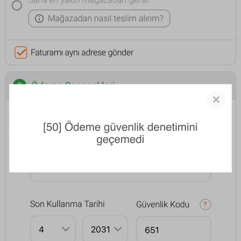 Ziraat Bankası Ziraat Kartları FLO'da Geçmiyor