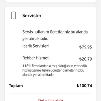 Vodafone'un Haksız Faturalandırması Hakkında