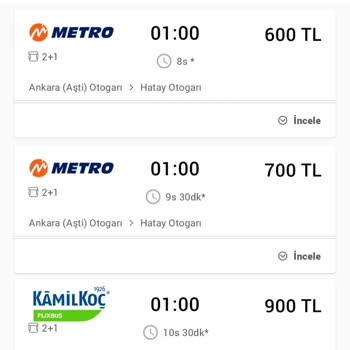 Kamil Koç Turizm Haksız Fiyat Artışı