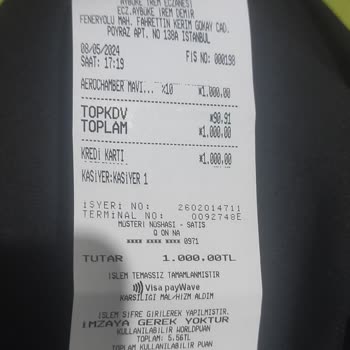 Aybüke İrem Eczanesi Astım İçin Ağızlık