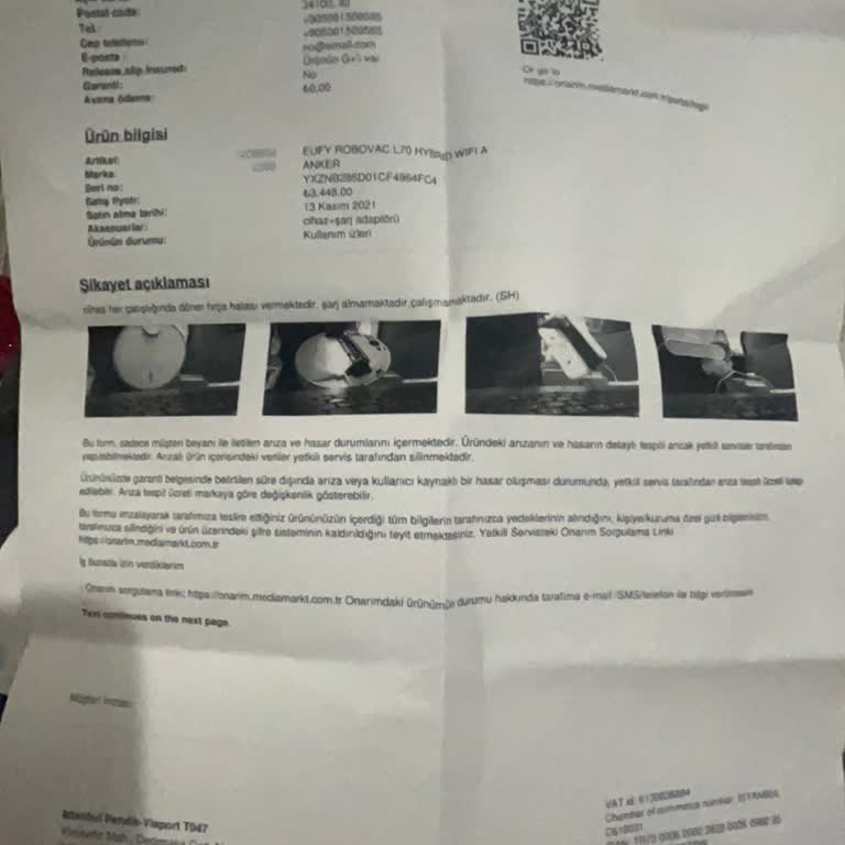 Anker Soundcore Eufy Döner Fırça Hatası