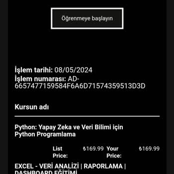 Udemy Kurslarımı Vermiyor Göstermiyor