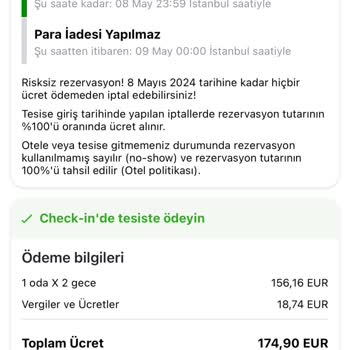 Agoda Rez İptali Yapmıyor