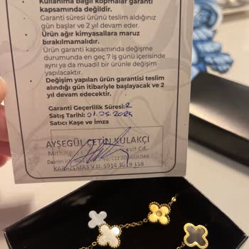 Jadenne Garanti Güvencesiyle Aldığım Bileklikler Defolu Çıktı Ve İletişim Sorunu Yaşıyorum