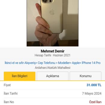 Sahibinden Param Güvende Şikayeti