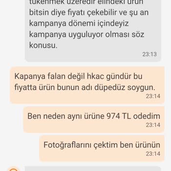 Trendyol Fiyat Denetimsizliği Şikayeti