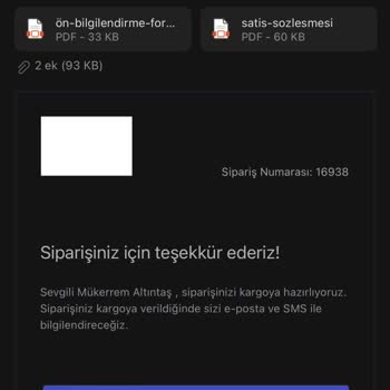 Qafiye Prive Markasından Yaptığım Alışveriş Mağduriyeti