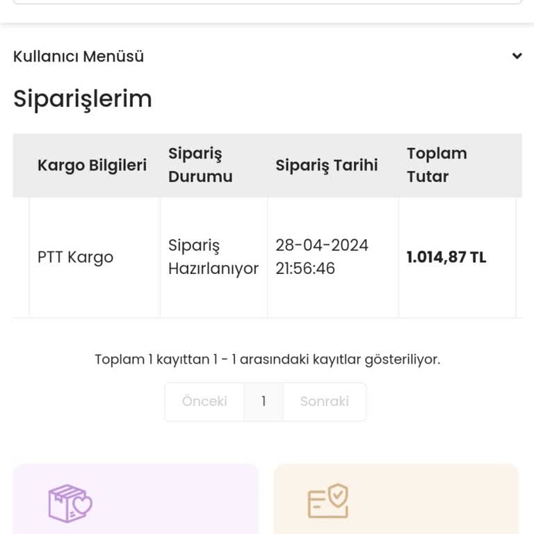 İndeks Kitap Siparişim Hala Hazırlanıyor Olarak Gözüküyor