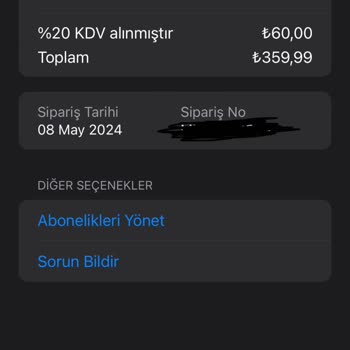 Turkcell TV+ Uygulaması App Store Üzerinden Ödeme Yöntemi Hatası