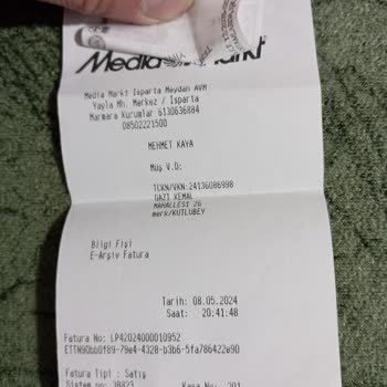 İsparta Meydan AVM Media Markt'tan Kırık Blender Hayal Kırıklığı