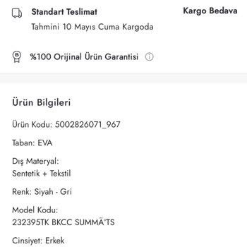 Skechers Ayakkabı Boyner Mağaza Şikayeti