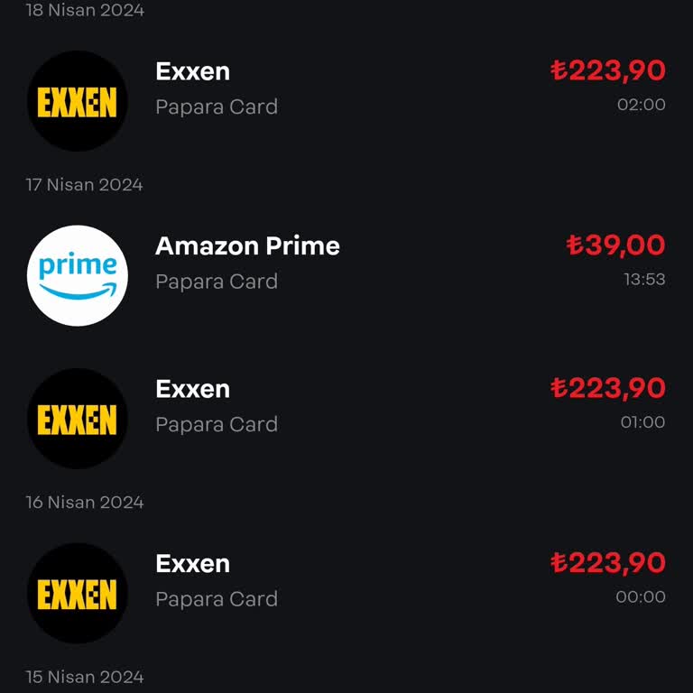 Exxen Tarafından Fazla Ücret Alınması.