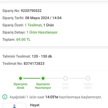 Hayat Su Su Sipariş Gelmedi