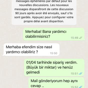 UPS Türkiye Sipariş Servis Takımı