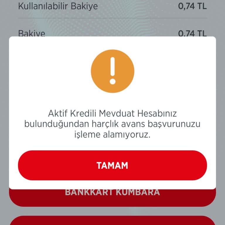 Ziraat Bankası Aktif Kredili Mevduat Hesabı