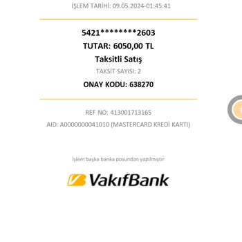 Gp Kompozit GO Kompozit 6050 TL Paramı Aldı Siparişi Onaylamadı