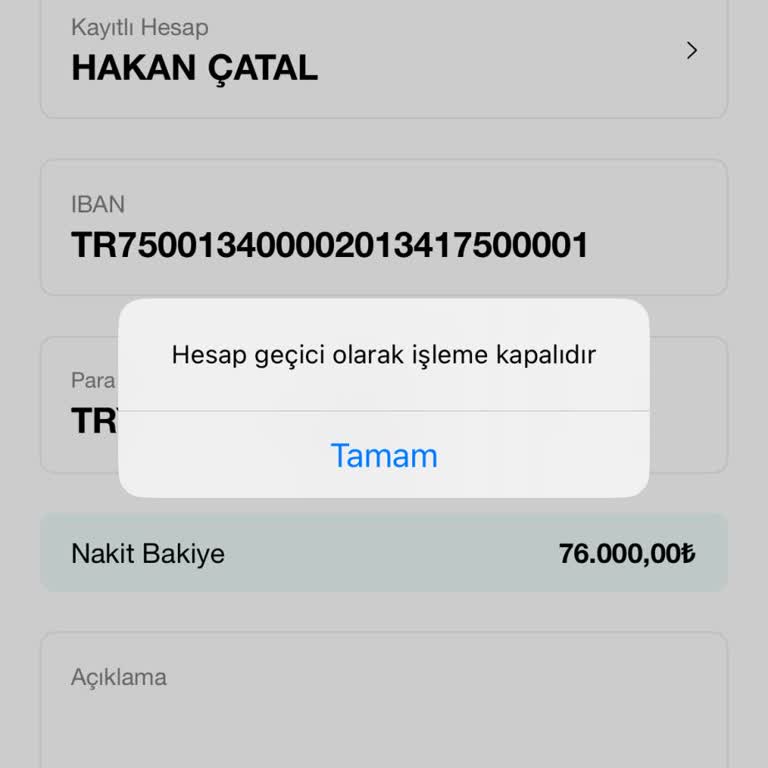 PayCO Hesabıma Para Çekemiyorum