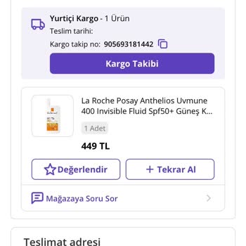 N11 La Roshe Güneş Kremi Orijinal Değil