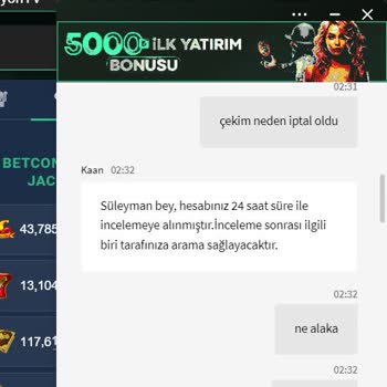 Zibilyonbet Çekim Ödemiyor Ve 24 Saat İnceleme Diyor