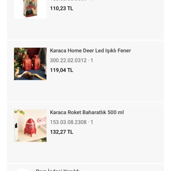 Karaca Züccaciye Karaca İptal Sorunu