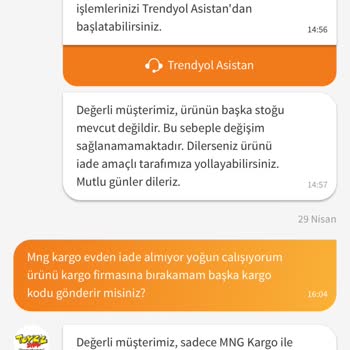Trendyol Kusurlu Ürünün Evden İade Alınmaması