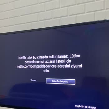 Samsung TV'de Netflix Sorunu Ve Tüketici Hakları
