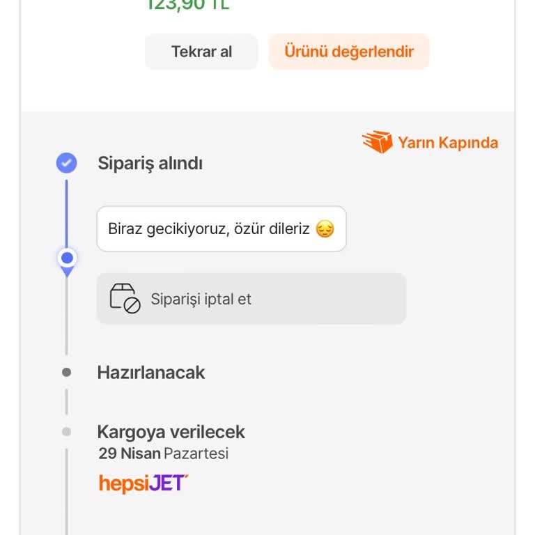 Hepsiburada Ürün Teslimatı Yok