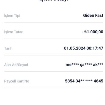 Paycell Para Transferini Gerçekleştirmiyor