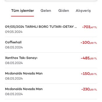 Akbank Ak Yatırım Borç Alacak İşlemleri