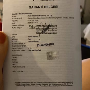 Fakir Ev Aletleri Smoothie Cihazı Hayal Kırıklığı Yarattı