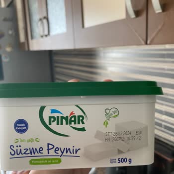 Pınar Et ve Süt Marketten Alınan Süzme Peynirde Beklenmedik Durum